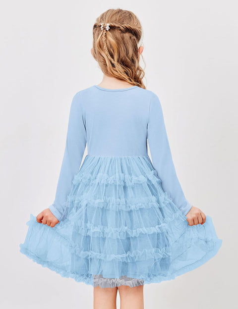 Arshiner Toddler Tutu Dress Girls Ruffle Tiered Party Dresses