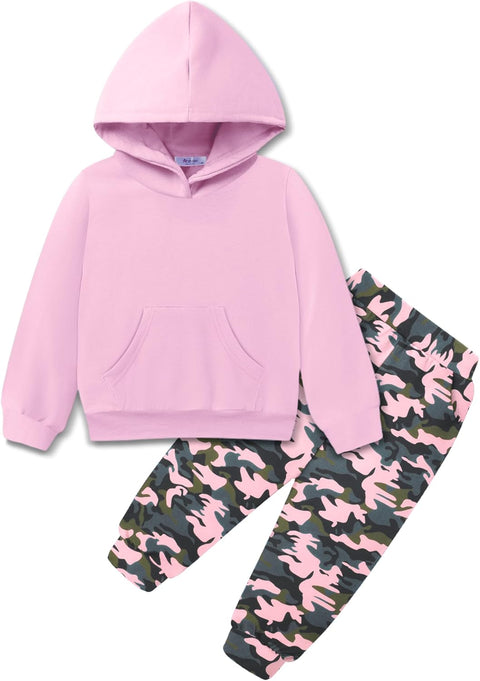 Arshiner Toddler Girl's 2Pcs Outfits Sets Hoodie Pants Set