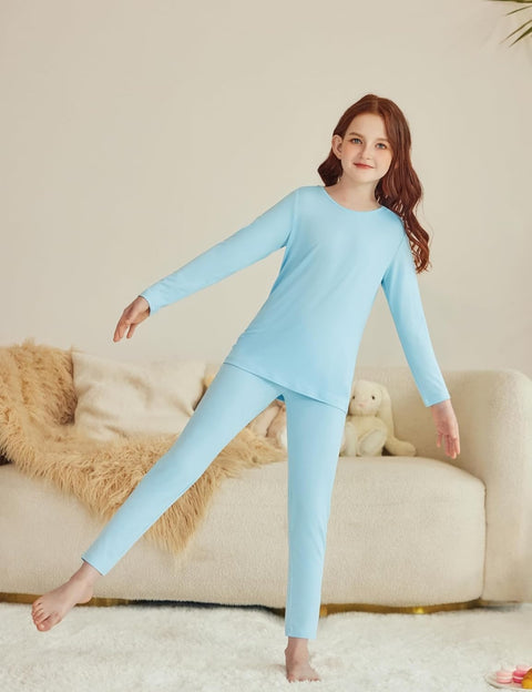 Arshiner Girls 2 Piece Outfits Slim Shirt and Leggings Set