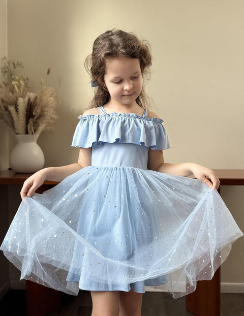 Arshiner Toddler Girl Tulle Dress Girls Sequin Dresses