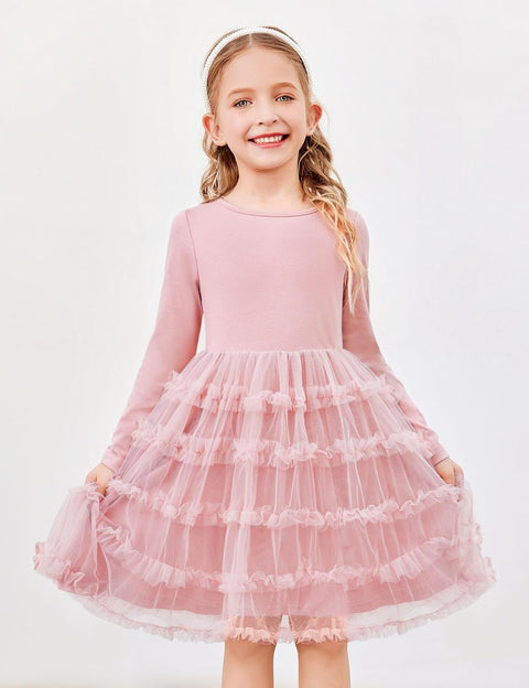 Arshiner Toddler Tutu Dress Girls Ruffle Tiered Party Dresses