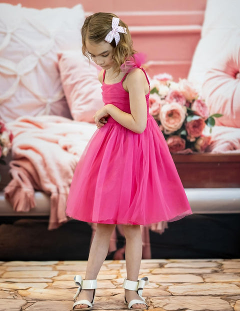 Arshiner Toddler Tutu Dress Girls Sleeveless Party Dresses 2-6Y