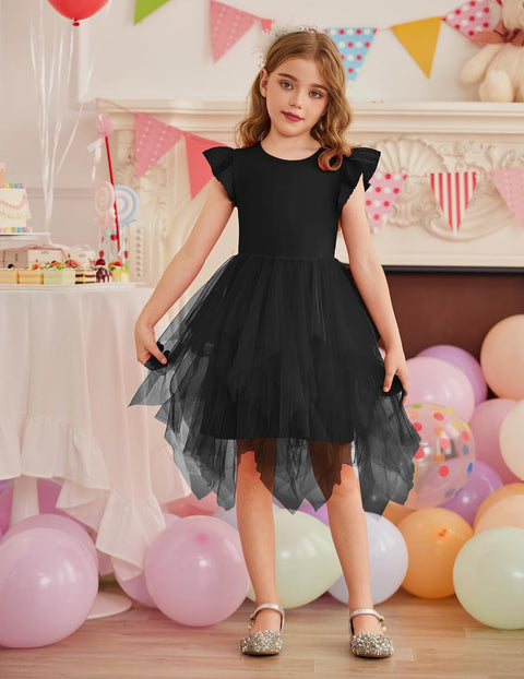 Arshiner Toddler Tutu Dress Girls Irregular Princess Formal Dresses