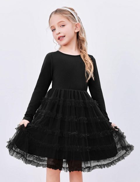 Arshiner Toddler Tutu Dress Girls Ruffle Tiered Party Dresses