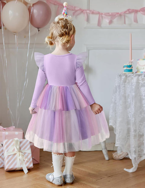 Arshiner Toddler Girls Tutu Dress Princess Tiered Party Dresses