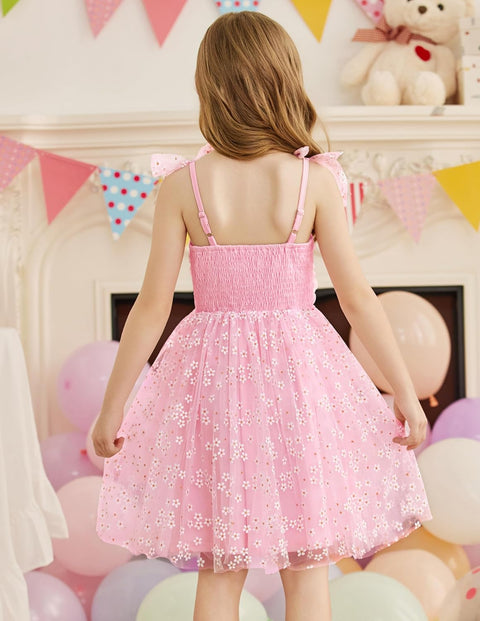 Arshiner Toddler Tutu Dress Girls Sleeveless Party Dresses 2-6Y