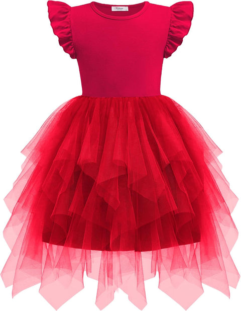 Arshiner Toddler Tutu Dress Girls Irregular Princess Formal Dresses