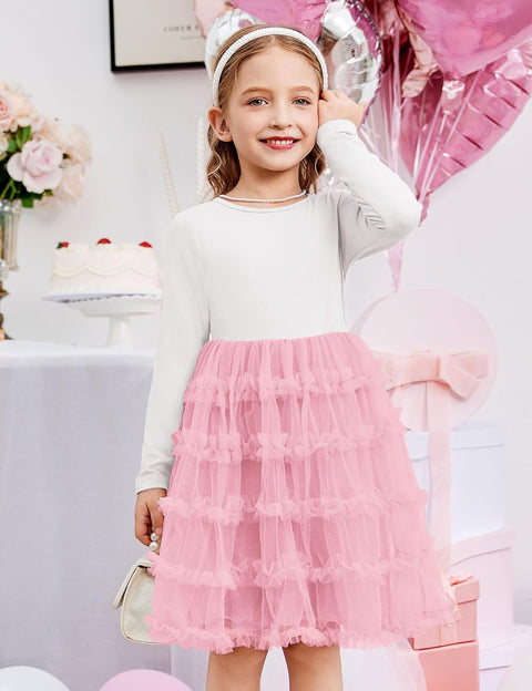 Arshiner Toddler Tutu Dress Girls Ruffle Tiered Party Dresses