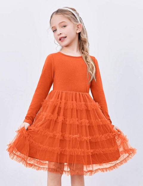 Arshiner Toddler Tutu Dress Girls Ruffle Tiered Party Dresses