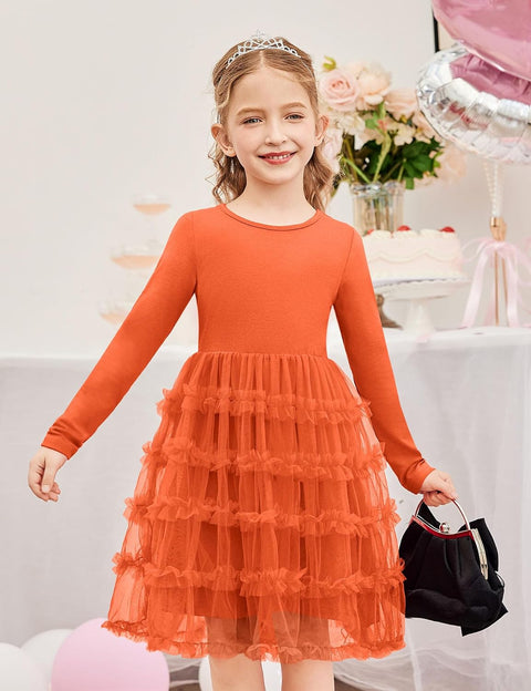 Arshiner Toddler Tutu Dress Girls Ruffle Tiered Party Dresses