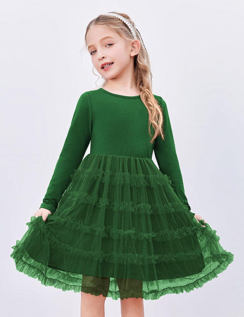 Arshiner Toddler Tutu Dress Girls Ruffle Tiered Party Dresses