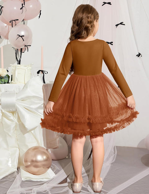 Arshiner Girls Tutu Dresses Toddler Fluffy Tulle Party Dress