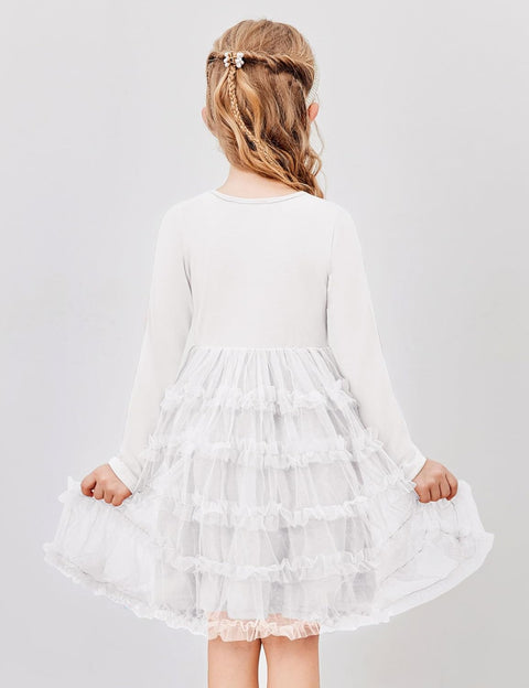 Arshiner Toddler Tutu Dress Girls Ruffle Tiered Party Dresses