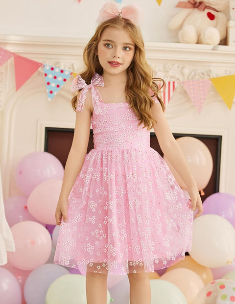 Arshiner Toddler Tutu Dress Girls Sleeveless Party Dresses 2-6Y