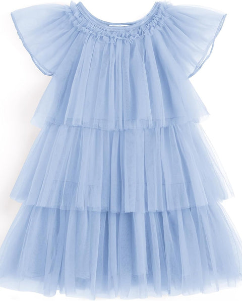 Arshiner Girls Tulle Dress Toddler Layered Tutu Dresses