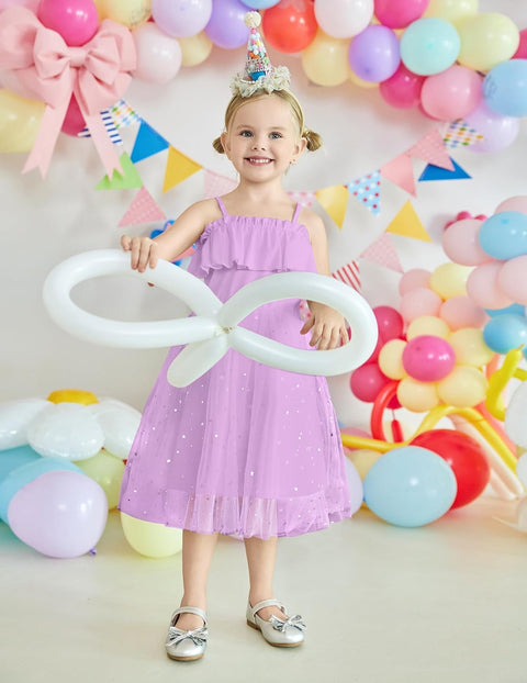 Arshiner Toddler Girl Tulle Dress Girls Sequin Dresses