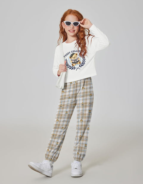 Arshiner Girls 2 Piece Outfits Tie Dye Sweatsuits Set