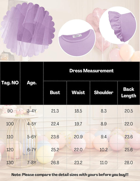 Arshiner Toddler Tutu Dress Girls Irregular Princess Formal Dresses