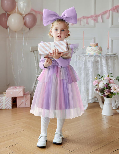 Arshiner Toddler Girls Tutu Dress Princess Tiered Party Dresses