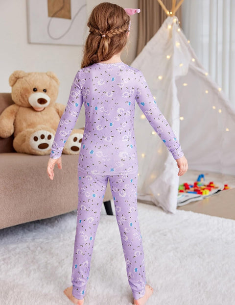 Arshiner Pajamas for Girls Long Sleeve Pants Sets