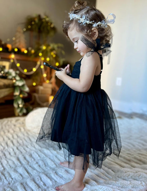 Arshiner Toddler Tutu Dress Girls Sleeveless Party Dresses 2-6Y