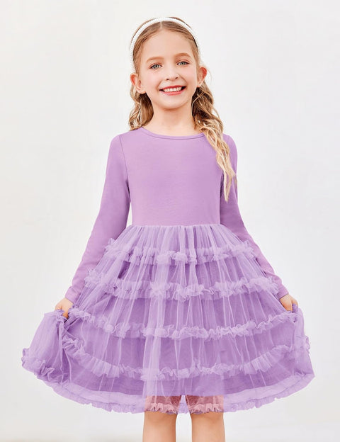 Arshiner Toddler Tutu Dress Girls Ruffle Tiered Party Dresses