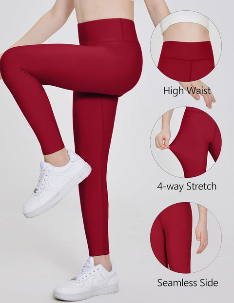 Arshiner Girls Fleece Lined Leggings Resistant Warm Yoga Pants