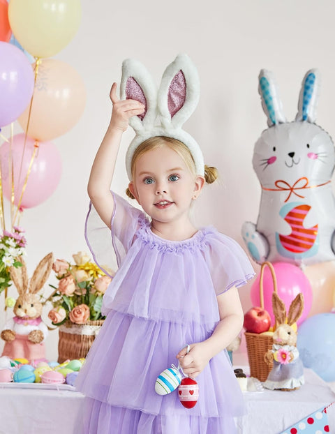 Arshiner Girls Tulle Dress Toddler Layered Tutu Dresses