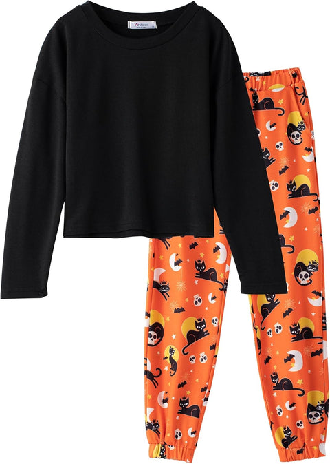 Arshiner Girls 2 Piece Outfits Tie Dye Sweatsuits Set