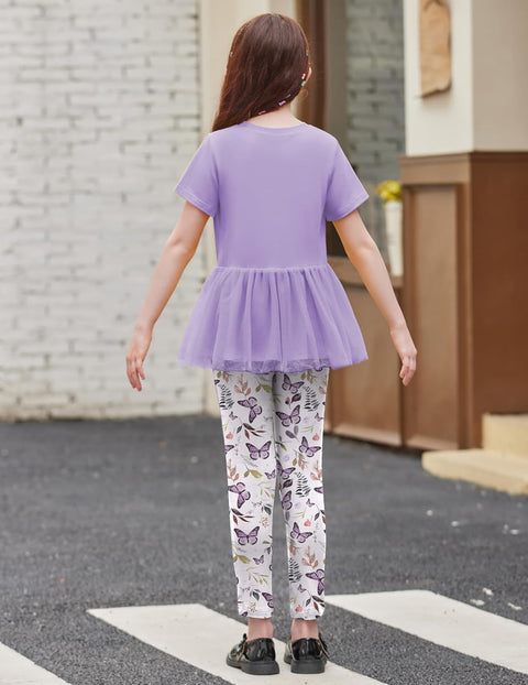 Arshiner Girls 2 Piece Outfits Casual Clothing Sets