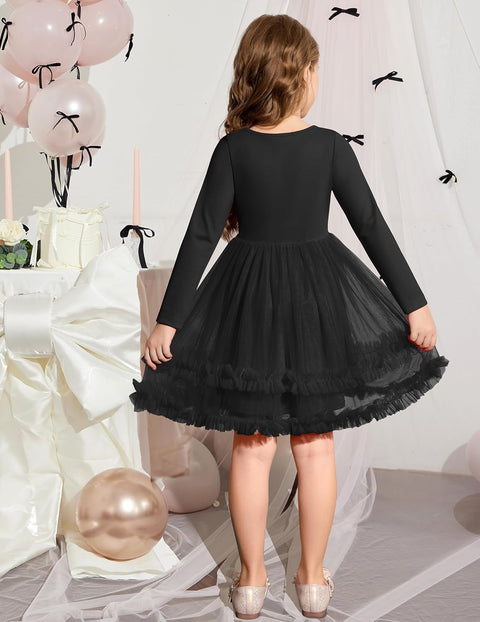 Arshiner Girls Tutu Dresses Toddler Fluffy Tulle Party Dress