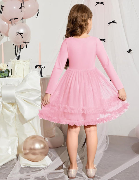 Arshiner Girls Tutu Dresses Toddler Fluffy Tulle Party Dress