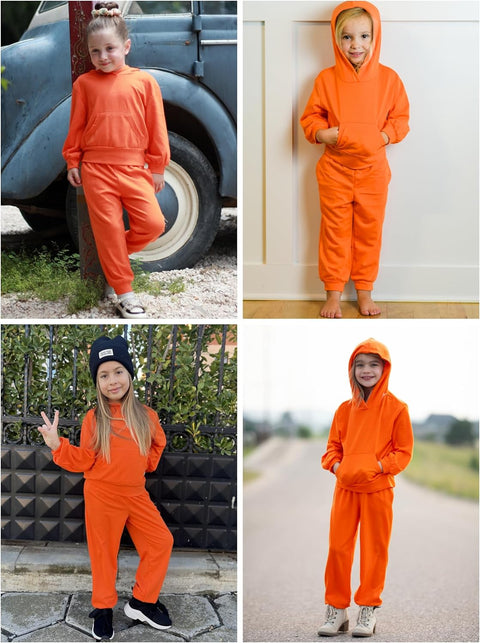 Arshiner Toddler Girl's 2Pcs Outfits Sets Hoodie Pants Set