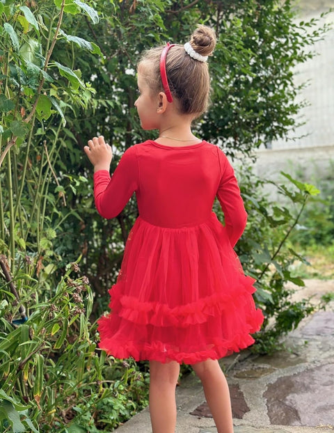 Arshiner Girls Tutu Dresses Toddler Fluffy Tulle Party Dress