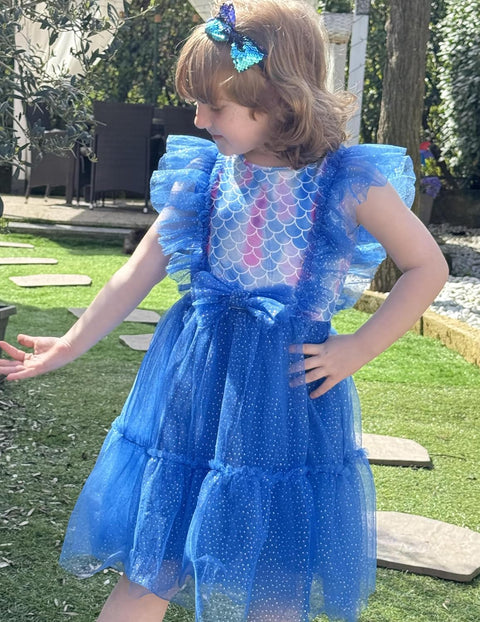 【2-6T】Arshiner Toddler Tutu Dress Girls Tulle Ruffle Bowknot Dresses