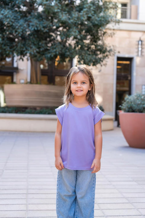 Arshiner Girls T Shirts Cap Sleeves Casual Summer Tops Tank Tee