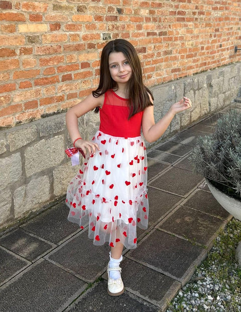 [2T-7Y] Arshiner Toddler Sleeveless Formal Dress Fancy Cute Tulle Glitter Dresses