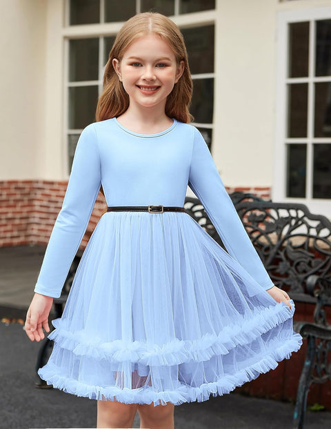 Arshiner Girls Tutu Dresses Toddler Fluffy Tulle Party Dress
