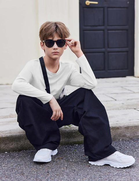 Arshiner Boys Long Sleeve Shirts Casual T Shirt