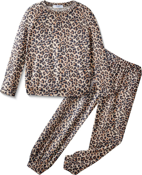 Arshiner Girls 2 Piece Outfits Long Sleeve Sweatshirt Set