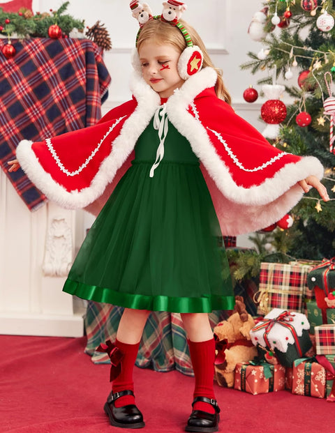 Arshiner Toddler Tutu Dress Little Girls Holiday Party Dresses