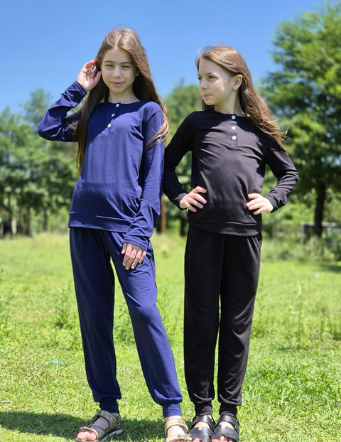 Arshiner Girls Clothes Crew Neck Long Sleeve Tops and Pants Set