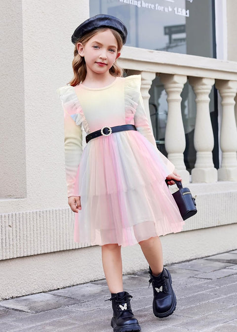 Arshiner Toddler Dress Girls Tutu Tiered Party Sequin Dresses