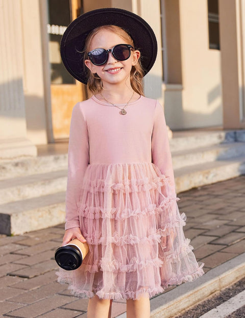 Arshiner Toddler Tutu Dress Girls Ruffle Tiered Party Dresses