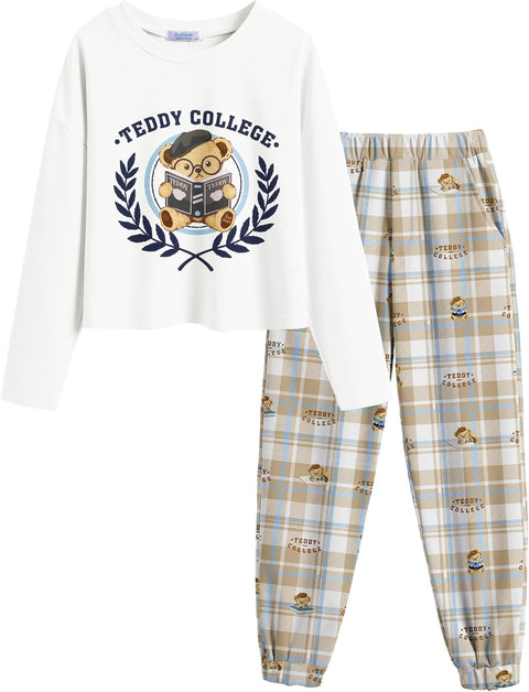 Arshiner Girls 2 Piece Outfits Tie Dye Sweatsuits Set