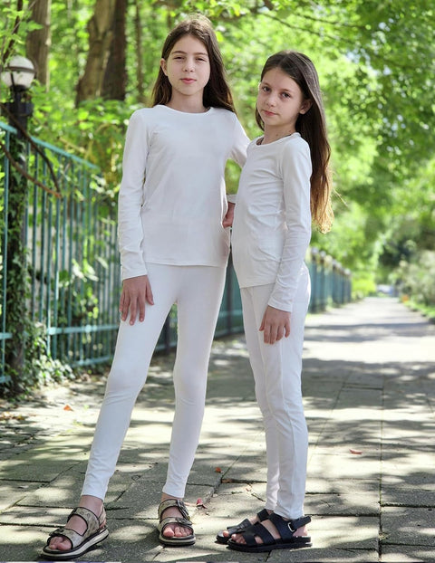 Arshiner Thermal Long Johns Girls Base Layer Top and Bottom Set