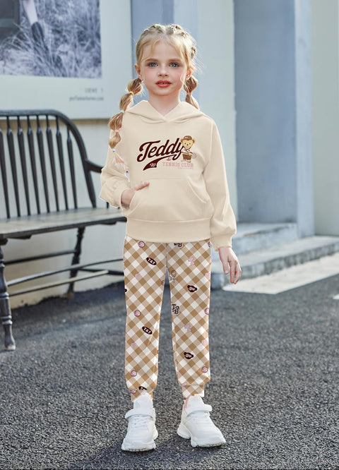 Arshiner Toddler Girl's 2Pcs Outfits Sets Hoodie Pants Set