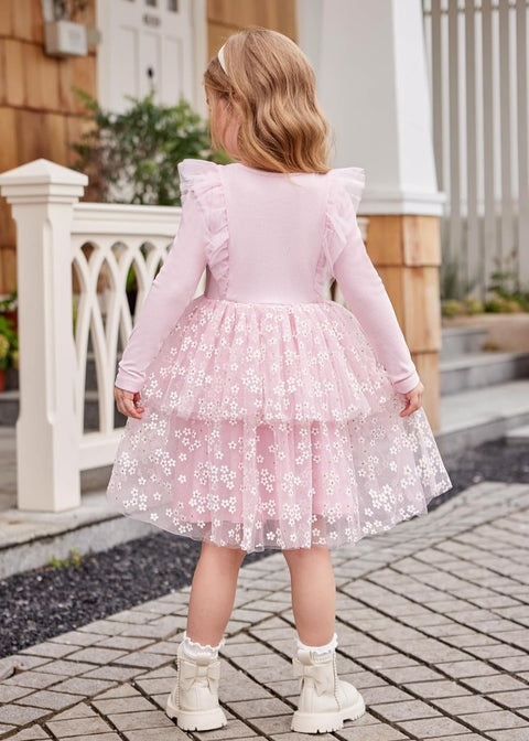 Arshiner Toddler Dress Girls Tutu Tiered Party Sequin Dresses