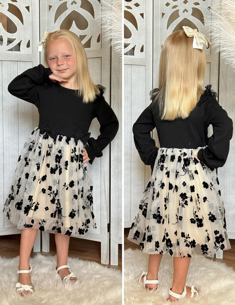 Arshiner Girls Tulle Dresses with Bow Tie Party Dress