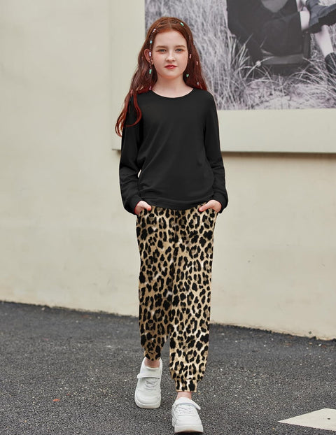 Arshiner Girls 2 Piece Outfits Fashion Tracksuits Jogger Set